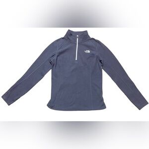 The North Face women's fleece sweatshirt pullover half zip long sleeve Sz Small